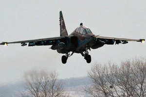 Máy bay Su-25 của Nga rơi, phi công tử nạn