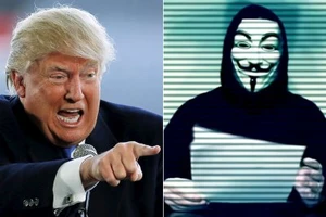 Tổ chức tin tặc Anonymous ‘tuyên chiến’ với Donald Trump
