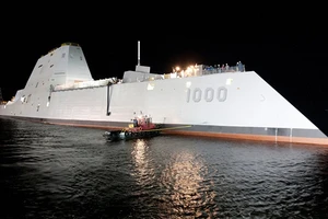 'Quái vật' chiến hạm của Mỹ bắt đầu chạy thử nghiệm