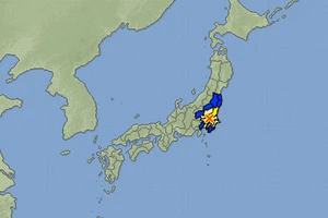 Động đất làm rung chuyển thủ đô Tokyo, Nhật Bản