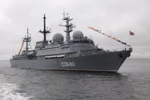 Mỹ phát hiện tàu do thám Nga 'rình rập' tập trận Thái Bình Dương