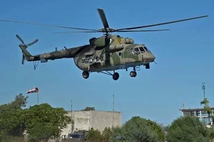 Trực thăng quân sự Mi-8 của Nga rơi tại Syria