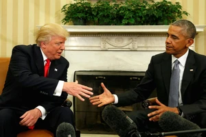 Video: Tổng thống Obama trao đổi lạc quan với ông Trump