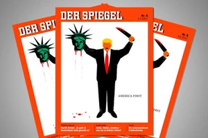 Tạp chí Đức bảo vệ biếm họa 'nhạy cảm' về ông Trump