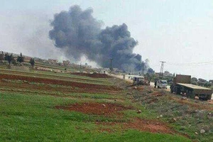 Chiến đấu cơ Syria rơi gần biên giới Thổ Nhĩ Kỳ