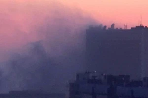 Cháy ở tổng hành dinh cơ quan tình báo Nga