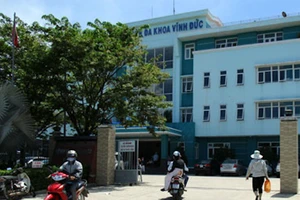 Bệnh viện Đa khoa Vĩnh Đức, nơi vừa xổ thành công hai con sán dài 16m cho hai bệnh nhân.