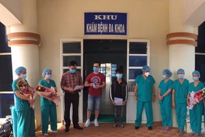 Hai ca nhiễm COVID-19 điều trị ở Quảng Ngãi được điều trị thành công.