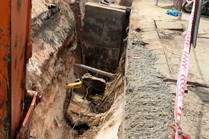 1 công nhân thi công cống thoát nước ở Quảng Nam bị khối bê tông đè tử vong