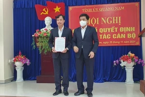 Phó Chánh văn phòng Tỉnh ủy Quảng Nam làm Bí thư Huyện ủy Nông Sơn