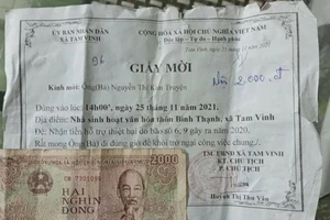 Vụ hỗ trợ thiệt hại mưa bão 2.000 đồng: Kiểm điểm từ huyện đến xã