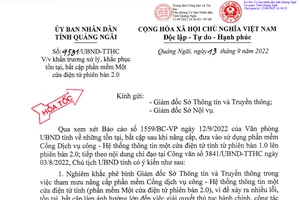 Phần mềm Cổng Dịch vụ công lỗi, Giám đốc Sở TT&TT bị phê bình