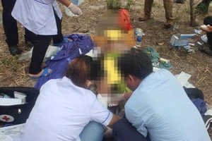 Cụ ông gặp nạn khi gom rác đem đốt