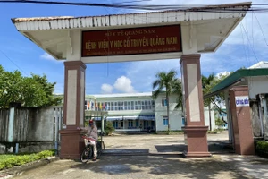 Bệnh viện Y học cổ truyền Quảng Nam bị thanh tra. Ảnh: TN