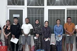 Công an Quảng Nam bắt đường dây lô đề 50 tỉ nhắn tin qua telegram. Ảnh: CA