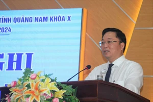 Nguyên Chủ tịch UBND tỉnh Quảng Nam Lê Trí Thanh làm Chủ tịch Uỷ ban MTTQ Việt Nam tỉnh. Ảnh: TN