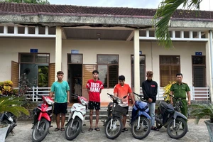 Nhóm thanh niên liều lĩnh trộm hàng loạt xe máy ở Đà Nẵng