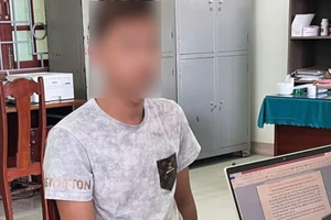 Công an tạm giữ N về hành vi cưỡng dâm. Ảnh: CA