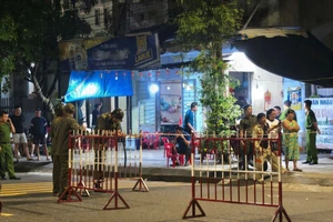 Lực lượng chức năng phong tỏa hiện trường. Ảnh: TK