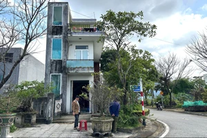 Căn nhà ông Chính cho UBND thị trấn Núi Thành cũ thuê. Ảnh: TN