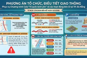Chi tiết cấm đường, cấm dừng, đỗ phương tiện. Ảnh: CA