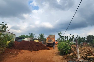 Đắk Lắk: Chưa cho phép chở đất từ dự án cao tốc đổ vào rẫy người dân