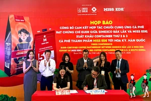 Hợp tác cung ứng cà phê không xâm lấn rừng để xuất khẩu 