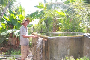 Đắk Lắk: Hàng chục giếng tự phun trào nước, người dân hưởng lợi