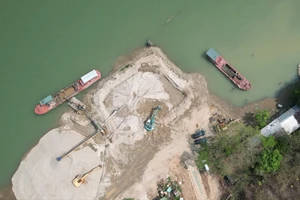 Giá cát xây dựng ở Đắk Nông tăng gấp đôi, lên mức 1 triệu đồng/m3