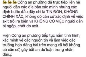 Công an lên tiếng về thông tin 10 người chết do dính axit khi lặn vớt tôm hùm