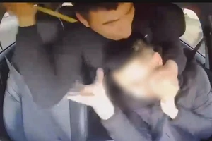 Tài xế vùng chạy khỏi taxi vì bị nam hành khách dùng đũa tấn công
