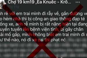 Thực hư thông tin CSGT đạp xe khiến người dân té gãy chân