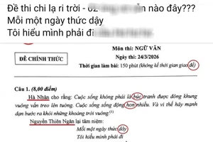 Sự thật về đề thi ngữ văn ở Đắk Lắk 'nhan nhản lỗi chính tả'