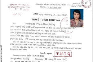 Công an tỉnh Đắk Lắk truy nã đặc biệt một nữ bác sĩ