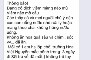 Bé trai 4 tuổi tử vong vì viêm màng não mủ