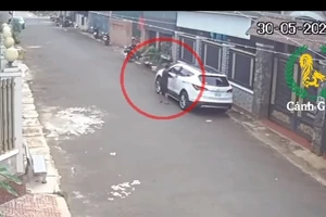 Bé trai 12 tuổi lái ô tô khiến nhiều người thót tim