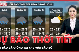 Dự báo thời tiết 24-8: Nam Bộ mưa về chiều, Bắc Bộ có mưa rào và giông