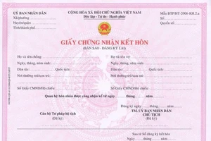Xé giấy đăng ký kết hôn có bị xử phạt?