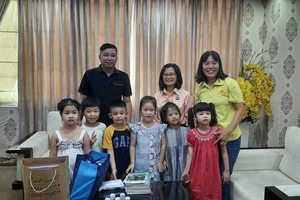 Mầm non Ánh Dương hỗ trợ miền Trung 44.522.000 đồng