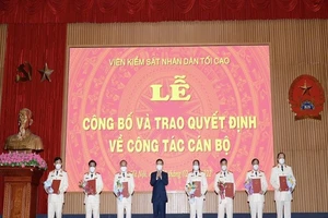 Nhân sự mới VKSND Tối cao 