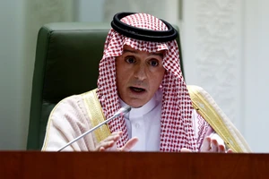 Ngoại trưởng Saudi Arabia Adel bin Ahmed al-Jubeir. Ảnh: REUTERS