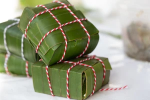 Ngày hội nấu bánh chưng mừng năm mới tại Mỹ