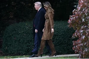 Ông Trump lần đầu đón Lễ Tạ ơn tại Nhà Trắng 