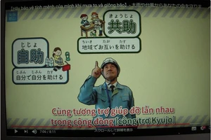 Cư dân Việt giúp thành phố Nhật làm video YouTube phòng chống thiên tai