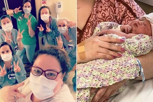 Em bé Mỹ chào đời ngày 22-2-2022, lúc 2 giờ 22 phút sáng ở phòng sinh số 2