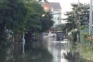  Vụ bung cống ngăn triều quận 12, mất cả tuần sửa chữa