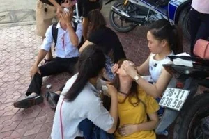 Tạm đình chỉ hạ sĩ công an đánh người yêu cũ đến nhập viện