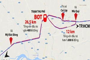 Bộ GTVT giảm phí qua Trạm Cai Lậy