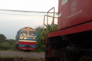 Hai tàu hỏa suýt đối đầu nhau