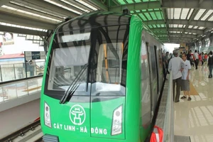 Tháng 9, tàu Cát Linh-Hà Đông chính thức lăn bánh